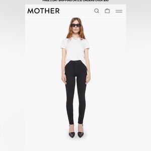 MOTHER High Rise Women's Jeans in Black